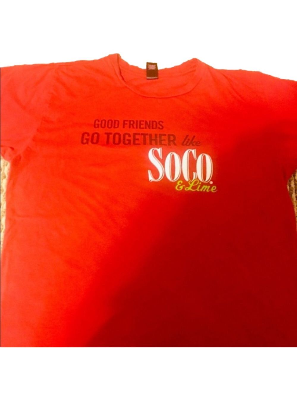 SOCO & Lime Red Good Friends Go Together Graphic T-Shirt